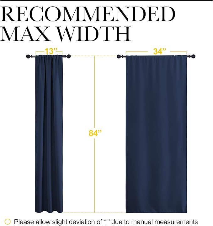 NICETOWN Blackout Curtains for Living Curtains, Home Decorations Thermal - Image 7