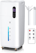 26L/5.7Gal Humidifier Large Room 3000 ft², Supersized Cool Mist, 38H Quiet by MONISEN