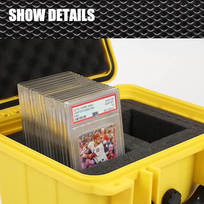 G-PLUS Graded Card Storage Box Fit BGS PSA SGC FGS Weatherproof Graded Sports - Image 9