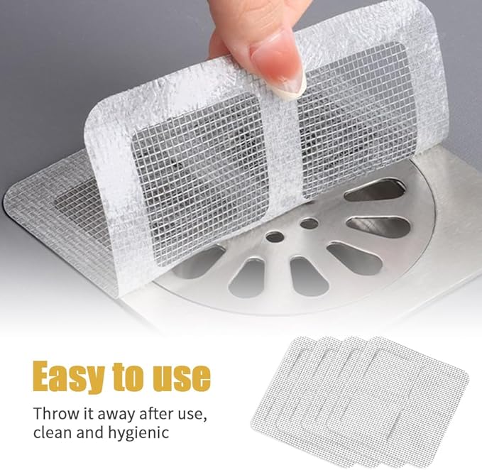 Disposable Hair Drain Stickers, 2025 Upgraded Disposable Floor Drain Filter - Image 4
