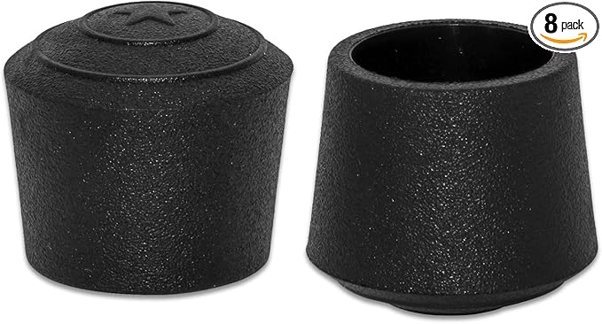 Flyshop 23/32", 18 mm, Patio Round Chair Leg Caps, Furniture Table Feet Covers by Flyshop