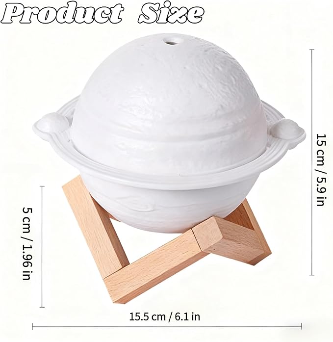 Mini Humidifier, Moon Lamp Desktop Humidifier - Image 3