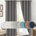 PrinceDeco 100% Blackout Linen Curtains 108 Inches Long 2 Panels Textured Room by PrinceDeco