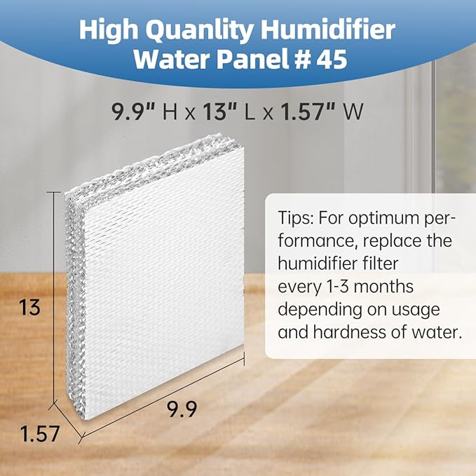 45 Water Panel Humidifier Filter Replacement Evaporator Compatible - Image 2