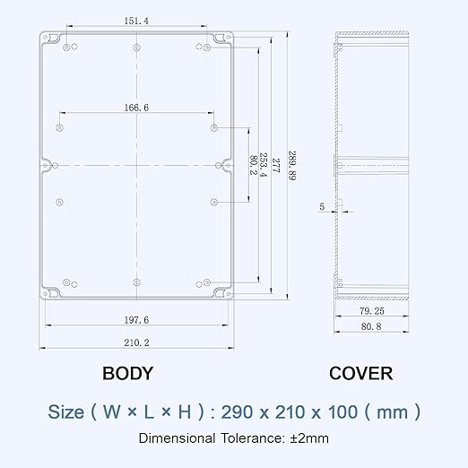 LeMotech Electrical Box Clear Cover Project Box IP65 Waterproof Junction Box - Image 8