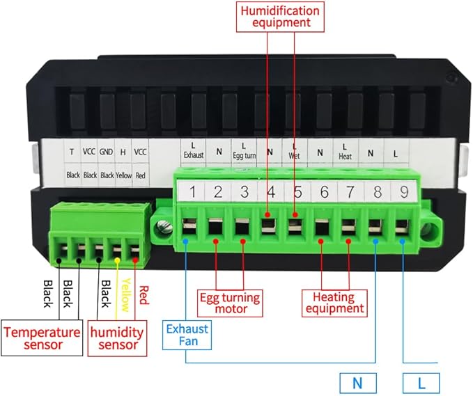 HT-10 Egg Incubator Temperature Controller, 220V/110V Digital Temperature - Image 6