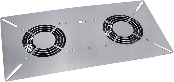 Durablow 220 CFM Air-Out Stainless Steel Crawl Space Vent Fan, Dual Fans - Image 4