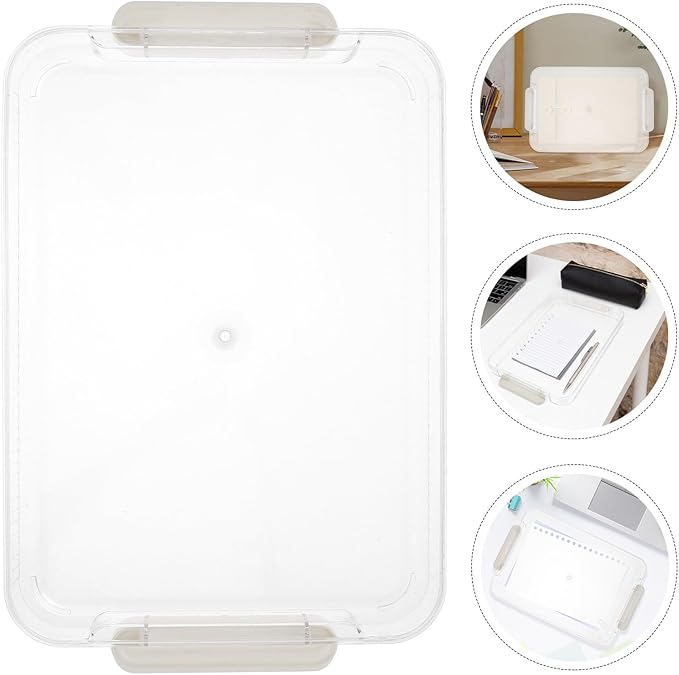 Hemoton A4 File Organizer Box Small without Lid, Card Storage Box - Image 8