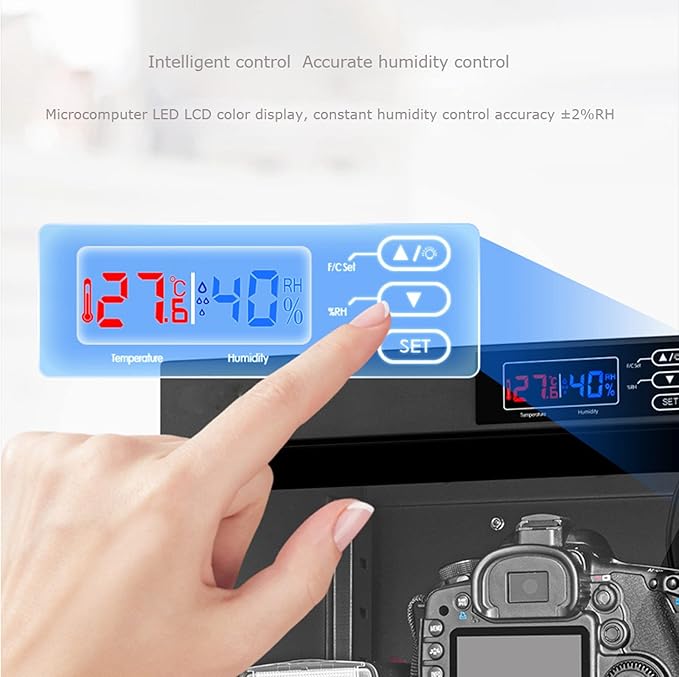 TECHTONGDA 80L Dehumidify Dry Cabinet Box Storage, Full Automatic Digital - Image 2