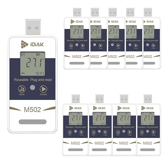 M502 Temperature Data Logger USB Temp/Humidity Recorder by Unknown