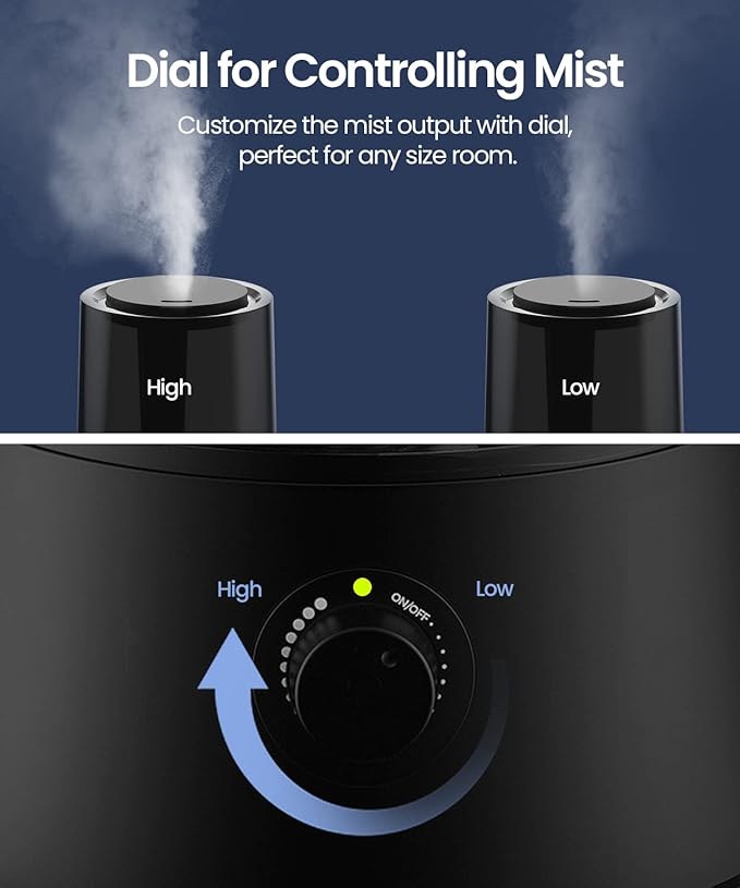 raydrop Humidifiers for Bedroom, Humidifiers for Home & Large Room, Cool Mist - Image 3