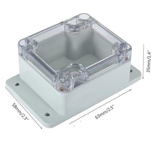 Waterproof Dustproof ABS Plastic Junction Box Universal Electric Project - Image 3