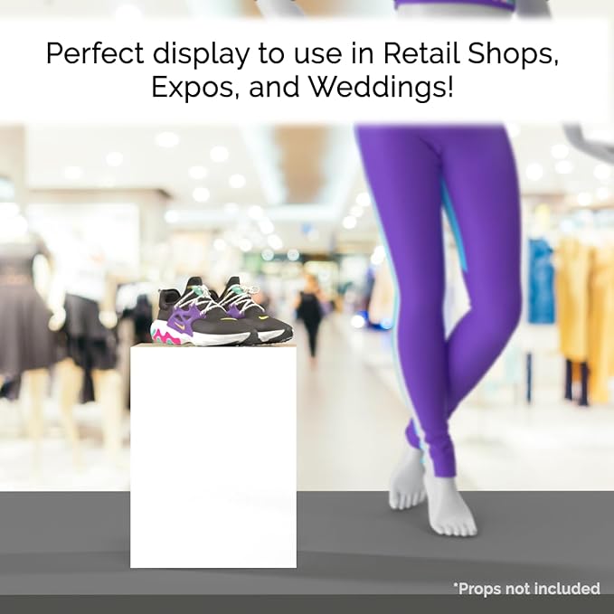 12" x 12" x 16" White Acrylic Display Box - Image 2