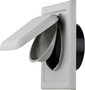NO-PEST VENT, Exclusive Dual Door Dryer Vent Cover Outdoor 4 inch by No-PestVent
