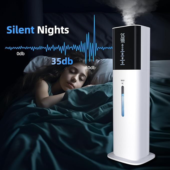 2.11Gal Ultrasonic Cool Mist Humidifier - Image 6