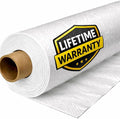Whitecap - Woven Vapor Barrier - 12 Mil, Thick Plastic sheeting, Drop Cloth by CrawlSpace-DIY