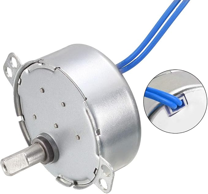 uxcell Synchronous Motor AC 100-127V 5-6RMP 50-60Hz 4W Double Flat Shaft CW/CCW - Image 4