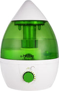 Cool Mist Humidifier for Bedroom & Small Rooms, Quiet 360° Rotation Nozzle by Clarfey