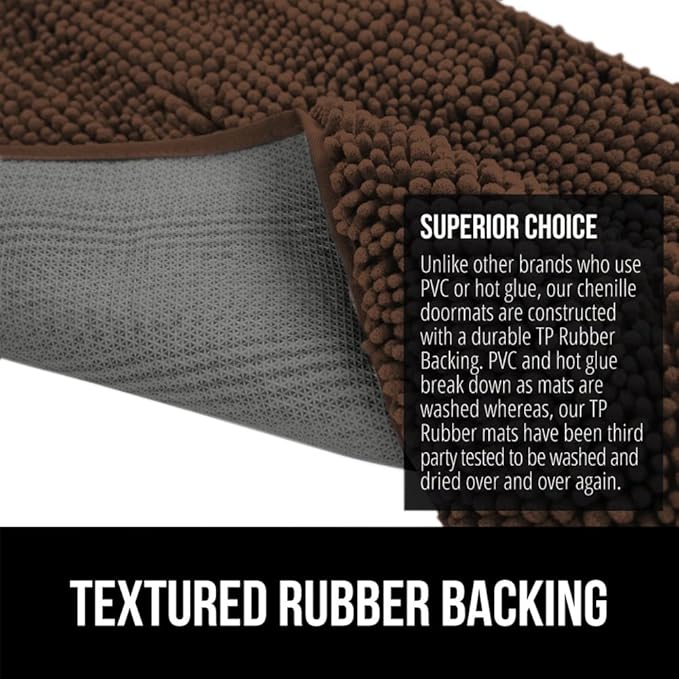 GORILLA GRIP SOAKSTOPPER Dog Door Mat, Machine Washable Rug Absorbent Doormat - Image 6