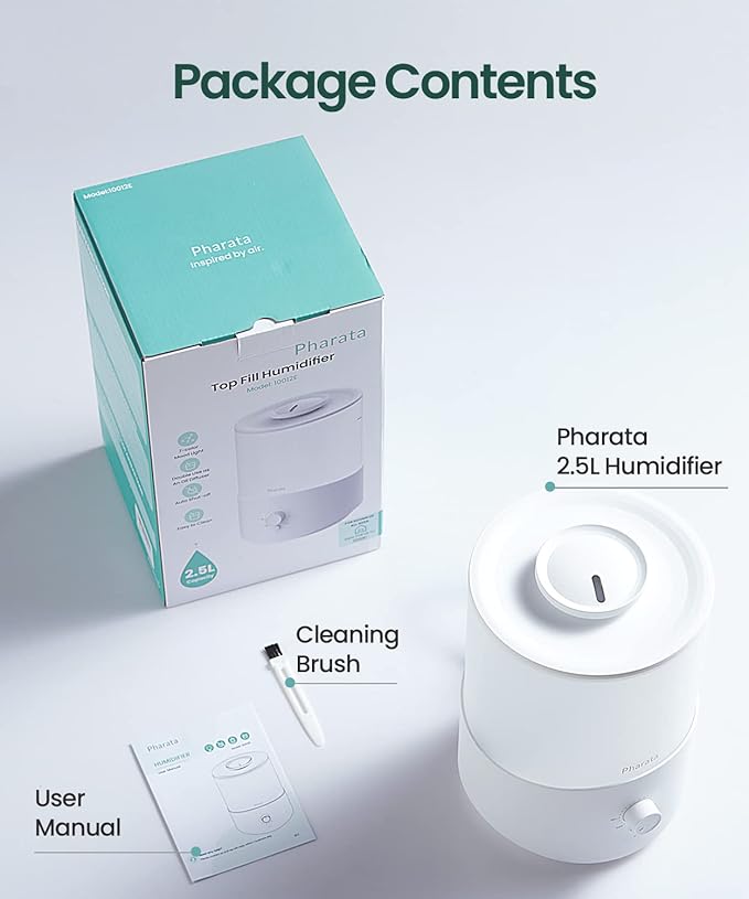 Humidifiers for Bedroom Large Room, 2.5L Cool Mist Humidifier - Image 8