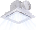 Bathroom Exhaust Fan with Light, 8-Inch Bath Fan with Light by yanliangvich
