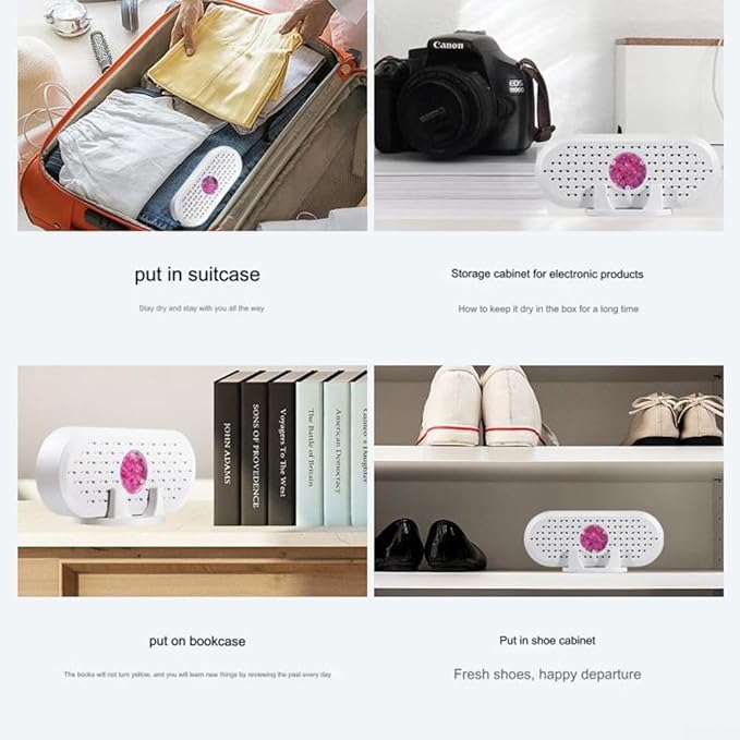 Portable Electric Mini Air Dryer USB Charging Reusable Moisture Absorbent - Image 9