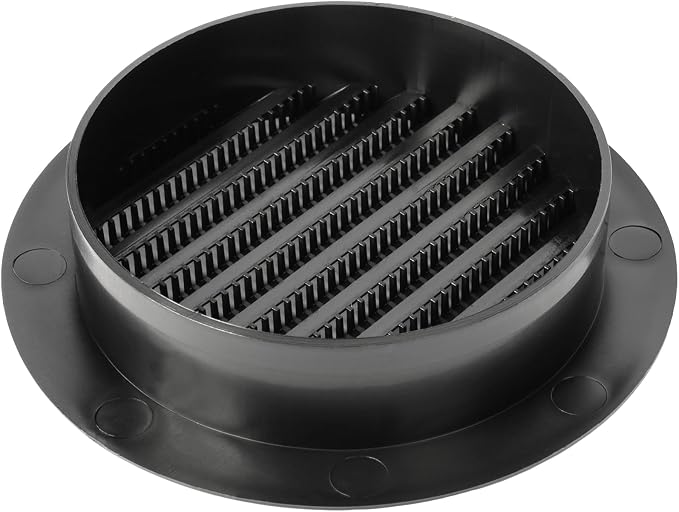 Repa Market 4 Inch Round Black Vent Cover/Plastic Air Vent Grille - Image 9