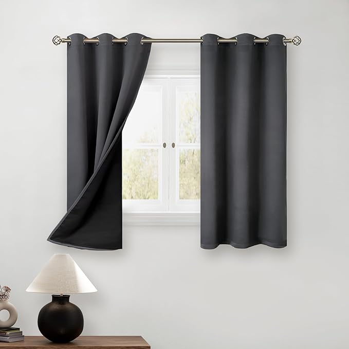 BGment Short 100% Blackout Curtains by BGment