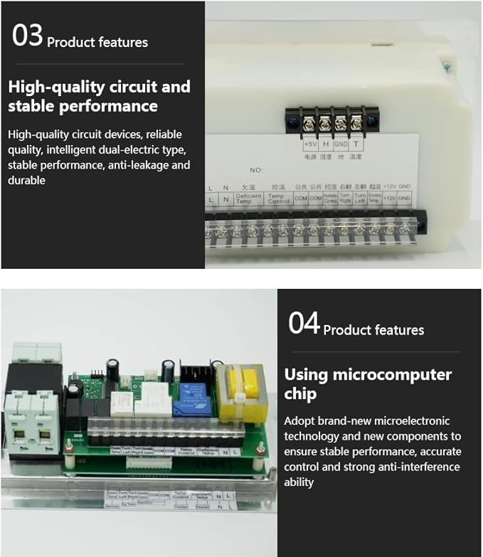Full Automatic Egg Incubator Controller XM-18D Temperature and Humidity - Image 7