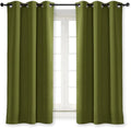 NICETOWN Olive Green Christmas Decoration Blackout Drape by NICETOWN