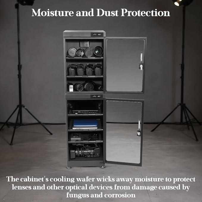 180LT Electronic Dry Cabinet for Camera, Lens & Electronics – Silent - Image 4