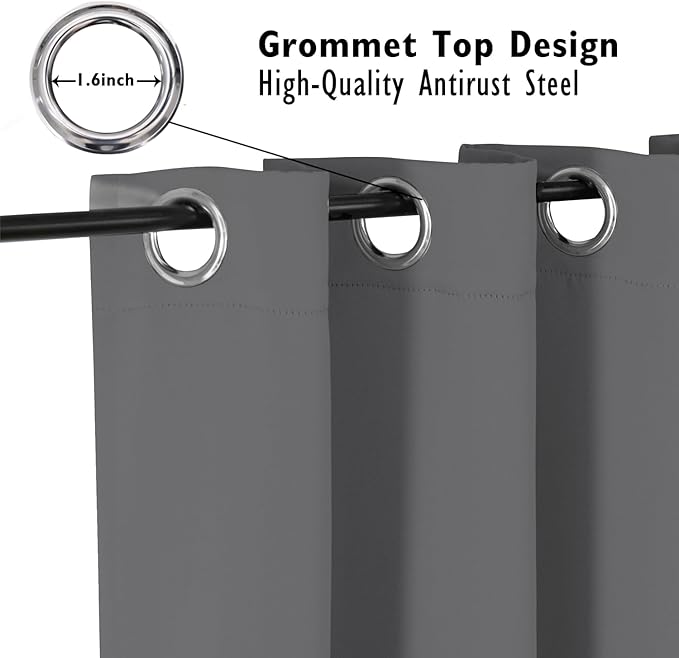 ChrisDowa Blackout Curtains 84 inches Long - Image 2