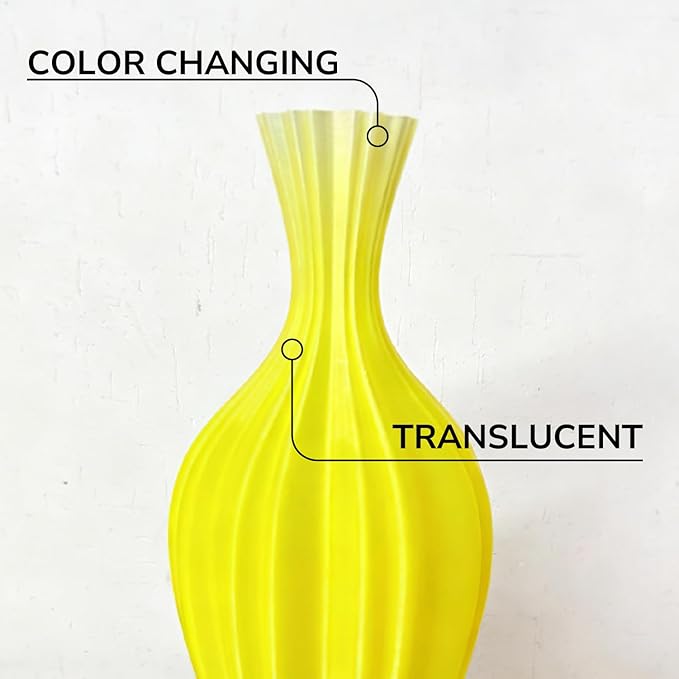 Polymaker Panchroma Gradient PLA Translucent Yellow and Clear 3D Printing - Image 3