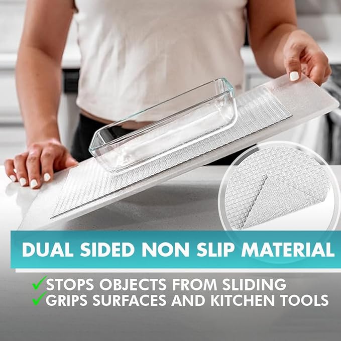 Shelf Liner, Drawer Liner & Kitchen Cabinet Liner – Thick Waterproof Rubber - Image 5