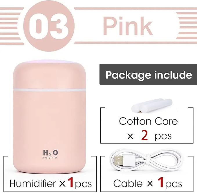 Portable Mini Humidifier, Cool Mist, USB Powered. Perfect - Image 4