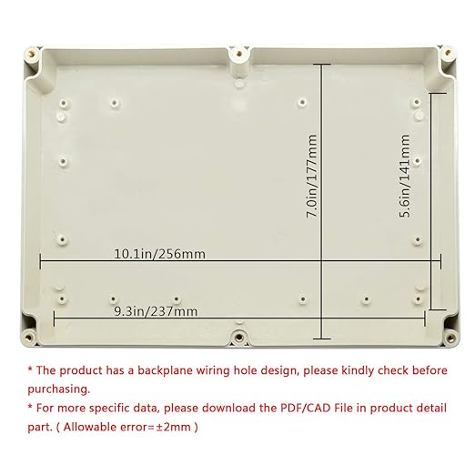 LeMotech Waterproof Dustproof IP65 ABS Plastic Junction Box Universal Electric - Image 5
