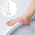 3.8" High Shower Dam 39" Collapsible Shower Water Stopper, Shower Threshold by Unknown