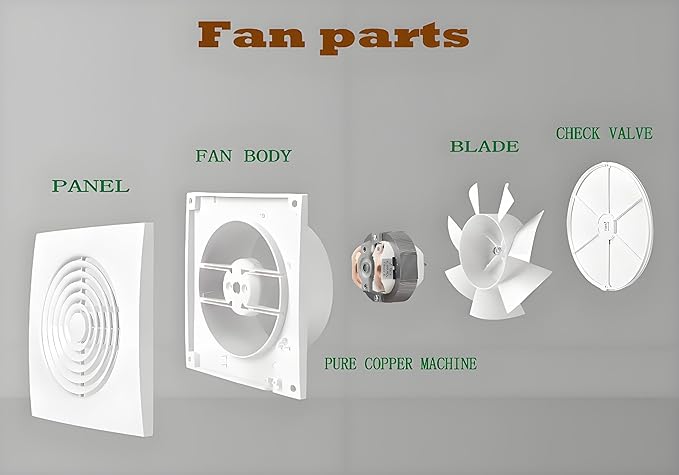 6 Inch Exhaust Fan Bathroom Exhaust Fan - Image 6