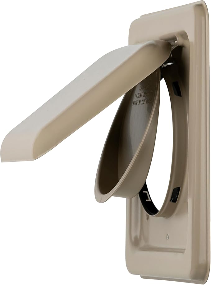 NO-PEST VENT, Exclusive Dual Door Dryer Vent Cover Outdoor 4 inch, Made in USA - Image 2