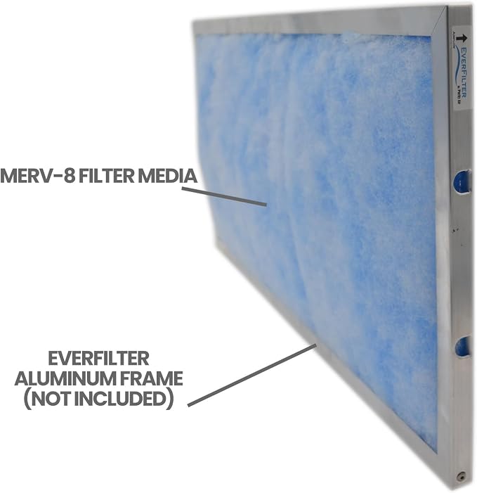 16 3/8x19 1/2x1 Air Filter MERV 8 Filter Media Replacements only, HVAC AC - Image 4