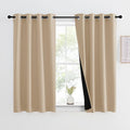 NICETOWN Room Warming Curtains, Bedroom Full Blackout Curtain Panel, Great Job by NICETOWN