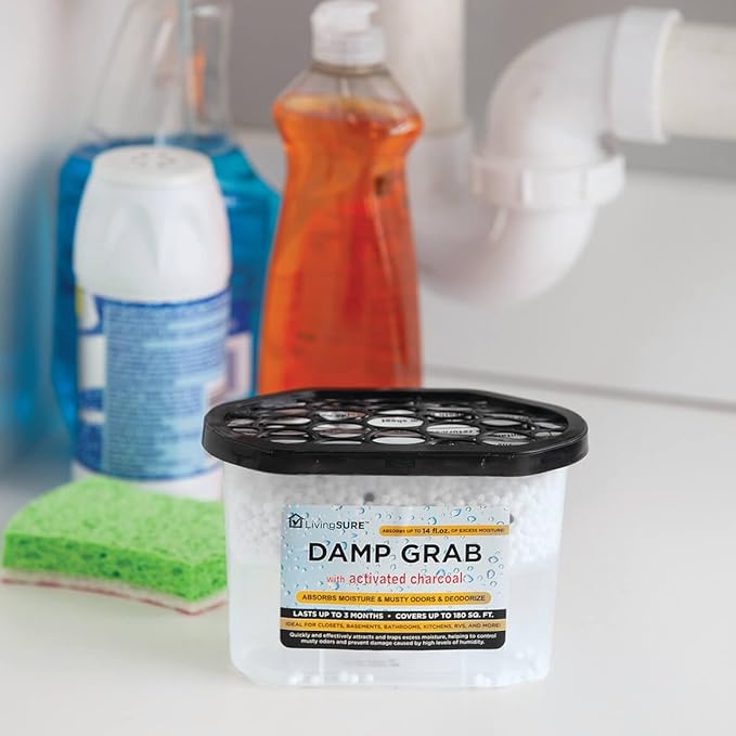 Damp Grab with Charcoal Dehumidifier: Quietly absorbs Moisture and Odors. Ideal - Image 2