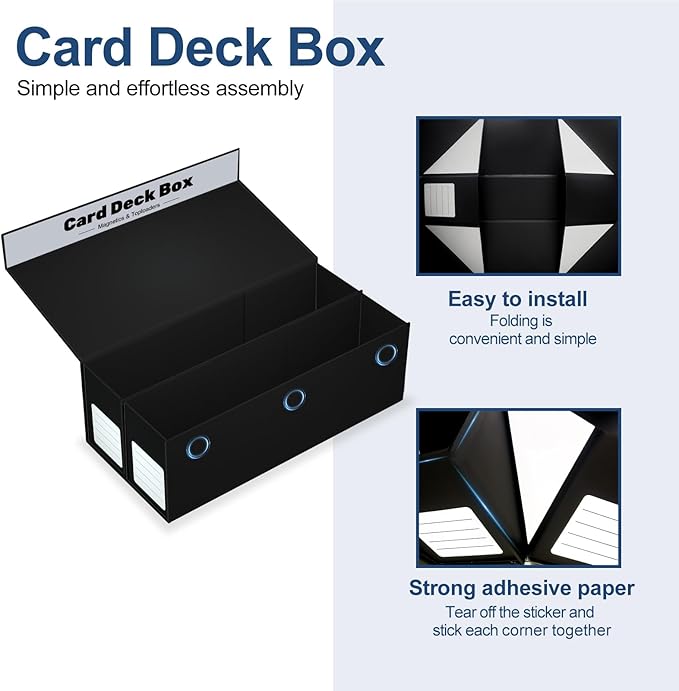 Trading Card Storage Box with Magnetic Closure - Image 3