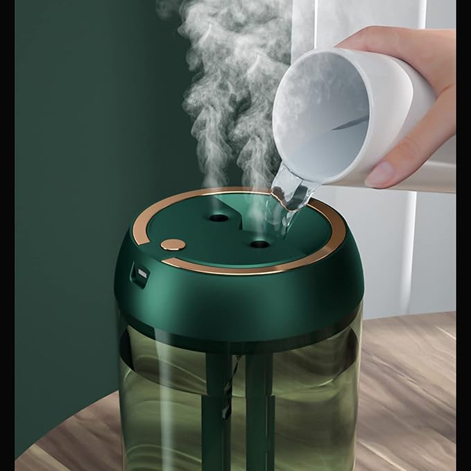 Humidifier, Double Nozzle Humidifiers, 1.8 Liters Large Capacity in Home Office - Image 4