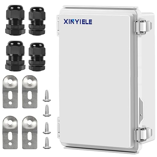 Waterproof Outdoor Project ABS Plastic Junction Box IP67 Weatherproof Dustproof by XINYIELE