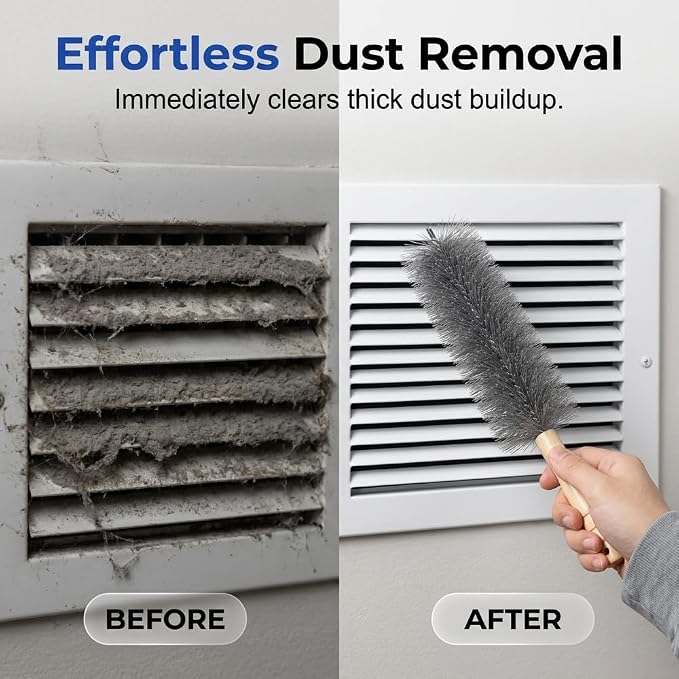 Fan Cleaning Brush, 2026 New Bendable Microfiber Head Dusting Brushes, Reusable - Image 8