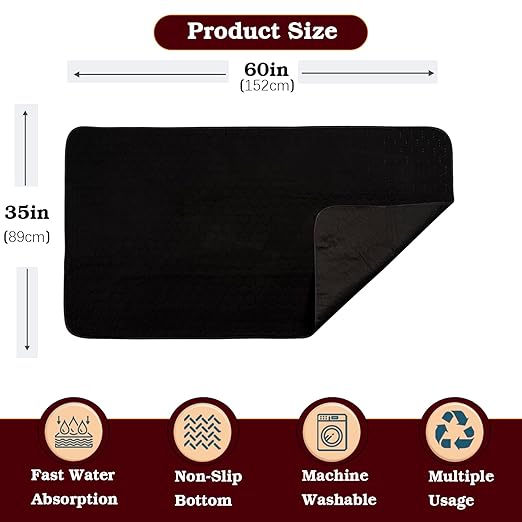Washable Incontinence Bed Pads, Reusable Underpads - Image 3