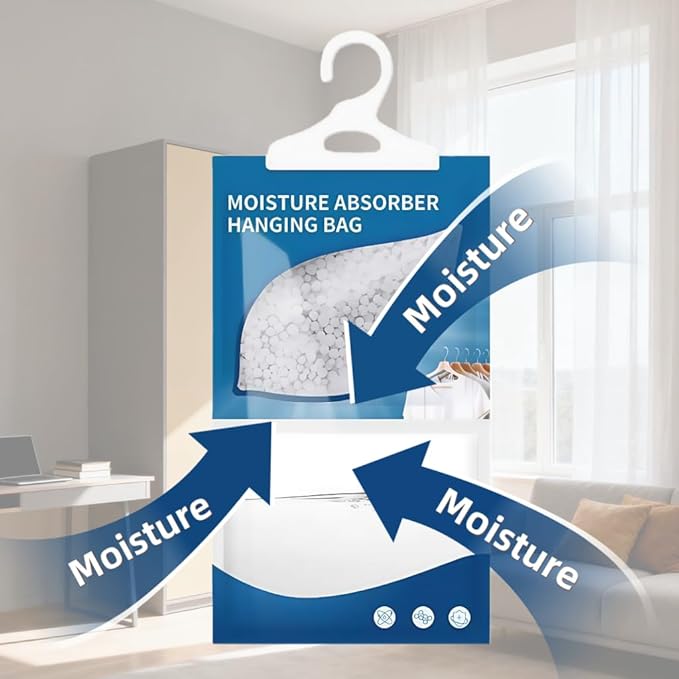 Moisture Absorbers Packets, Dehumidifier Bags, Hanging Moisture Absorber Bag - Image 3