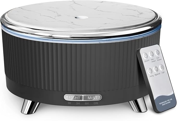 500ML Essential Oil Diffuser: Ultrasonic Aroma Diffuser by YOUENKITY