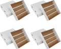 Trading Card Storage Box 3120 Count Collector Cards Box White Sports Card by HIMOMO